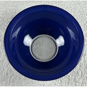 Vintage Pyrex #323 1.5L Mixing Bowl Cobalt Blue Clear Bottom **EUC**